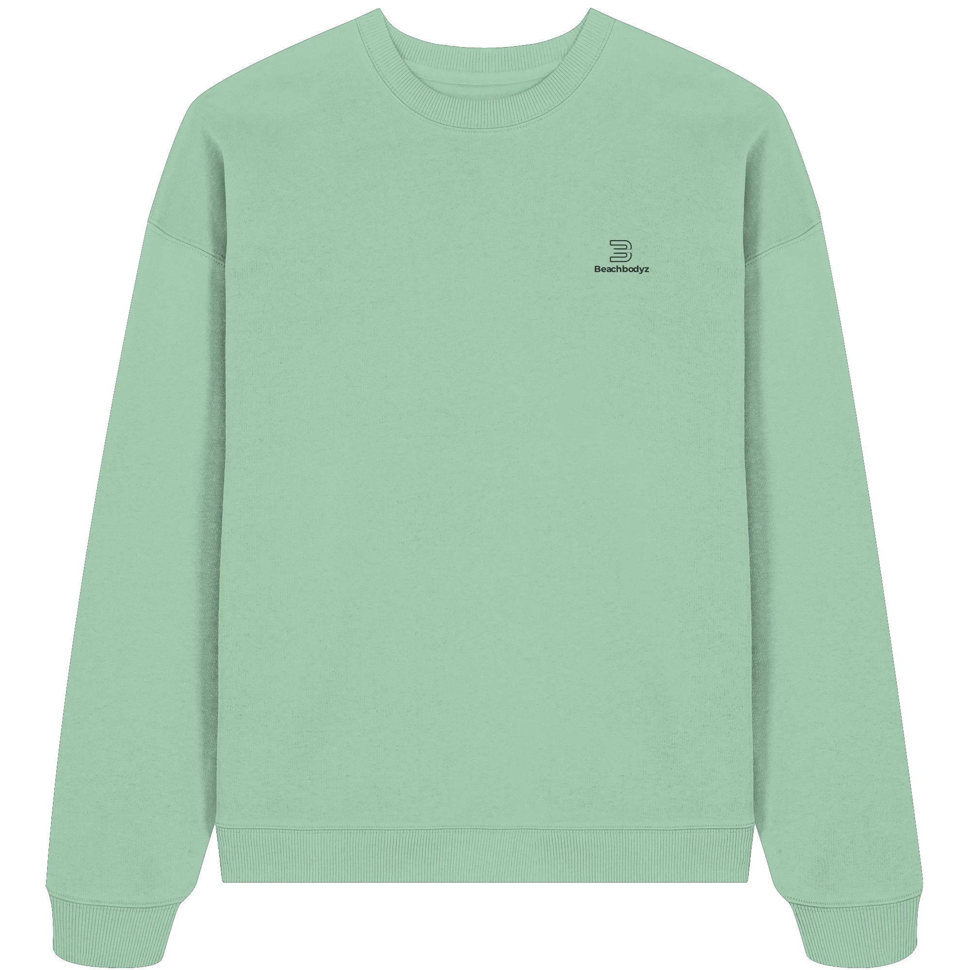 Standard Oversize Sweatshirt (Stick) | BeachBodyz® - Misty Jade Front