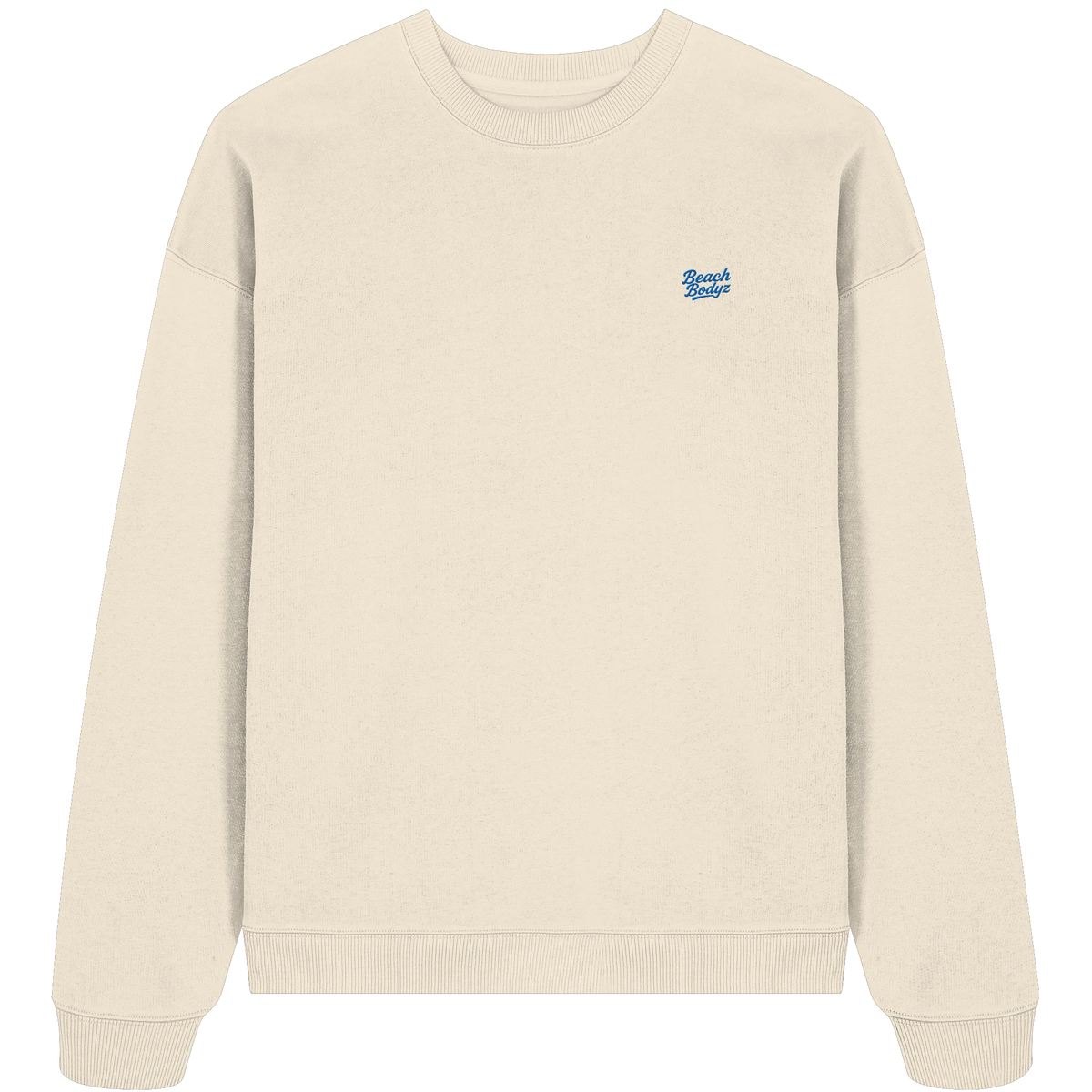 Motion - Oversize Sweatshirt (Stick) | BeachBodyz® - Natural Raw Front
