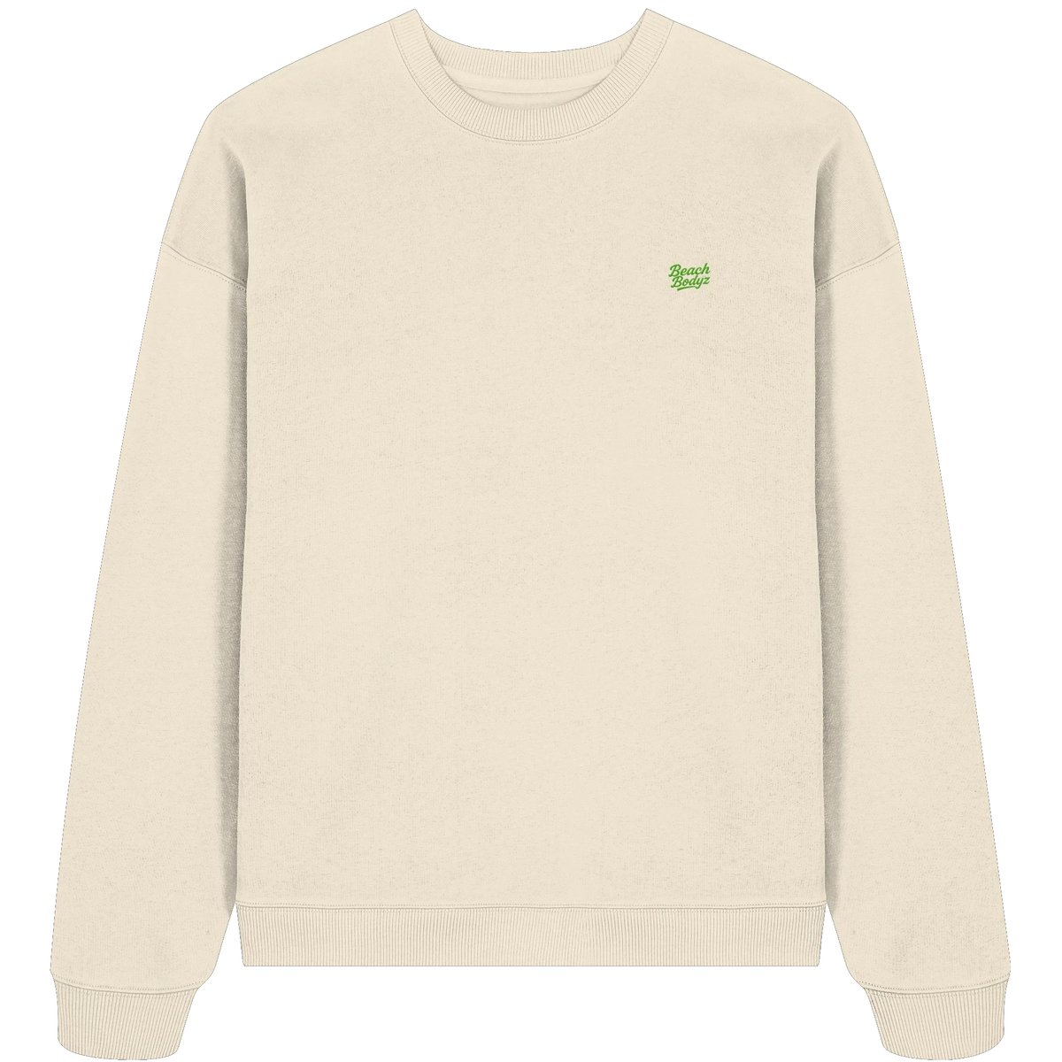 Monster - Oversize Sweatshirt (Stick) | BeachBodyz® - Natural Raw Front