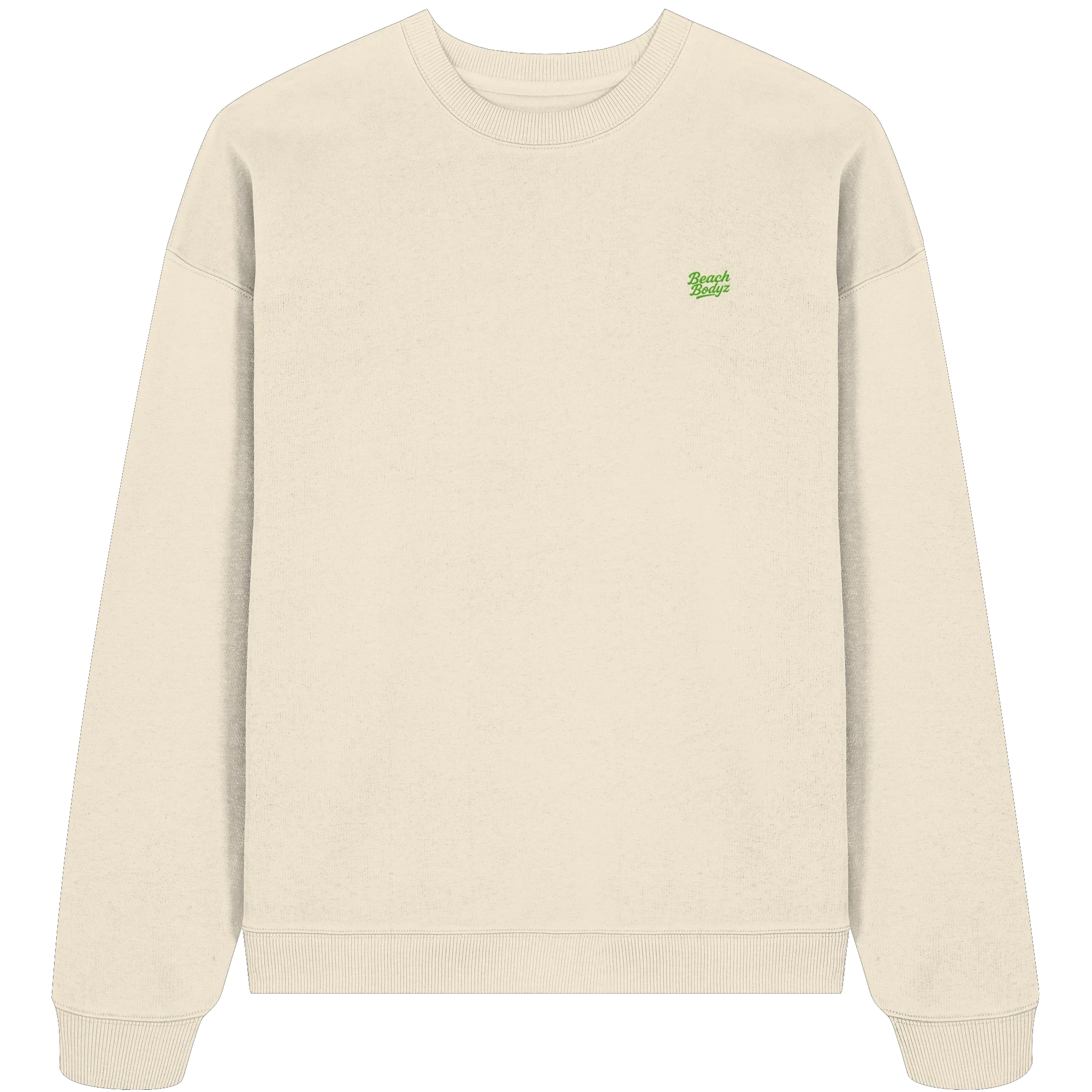 Monster - Oversize Sweatshirt (Stick) | BeachBodyz® - Natural Raw Front