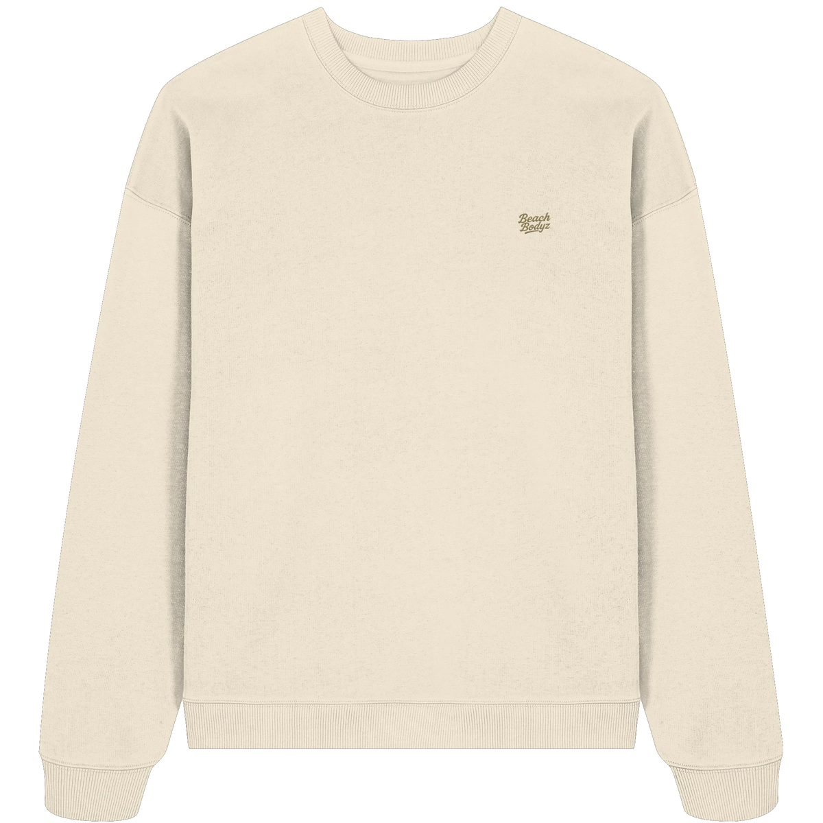 Authentic - Oversize Sweatshirt (Stick) - Alltagstauglich | - Natural Raw Front
