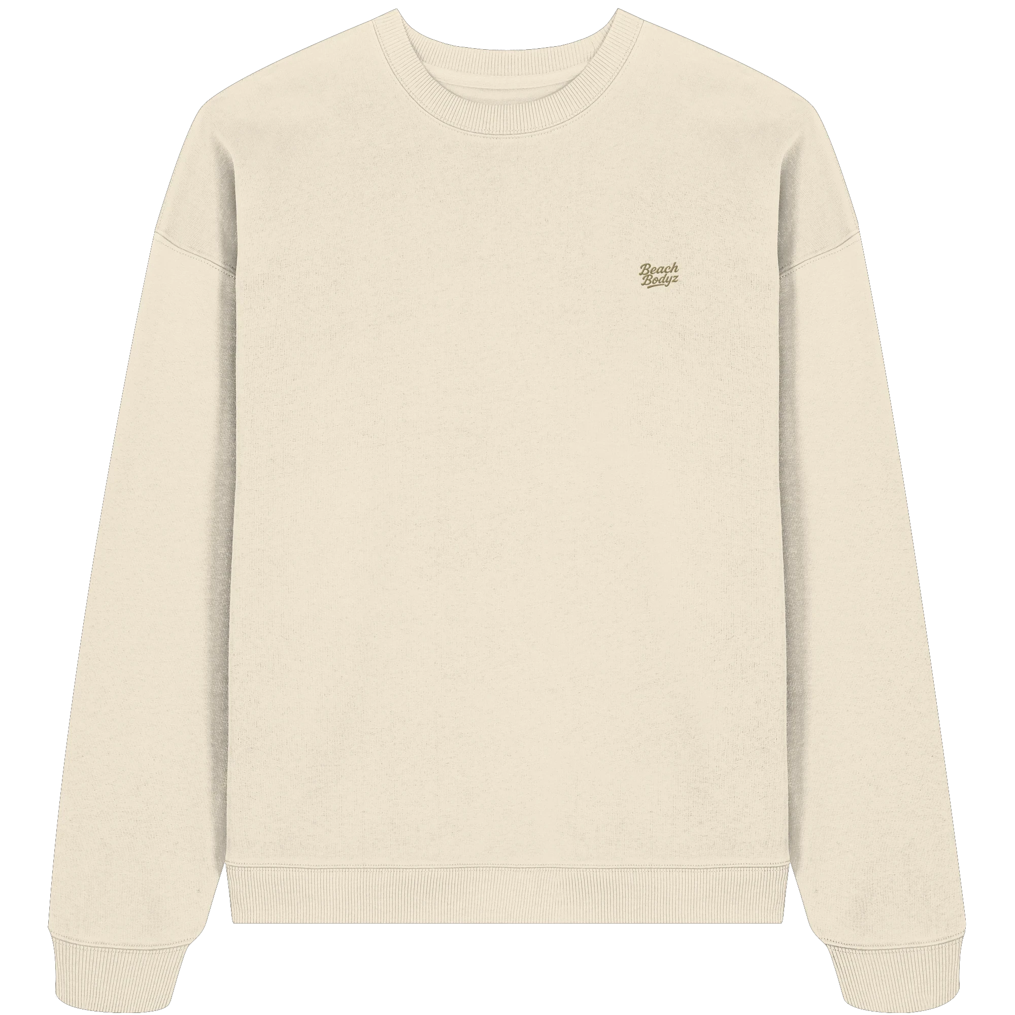 Authentic - Oversize Sweatshirt (Stick) - Alltagstauglich | - Natural Raw Front