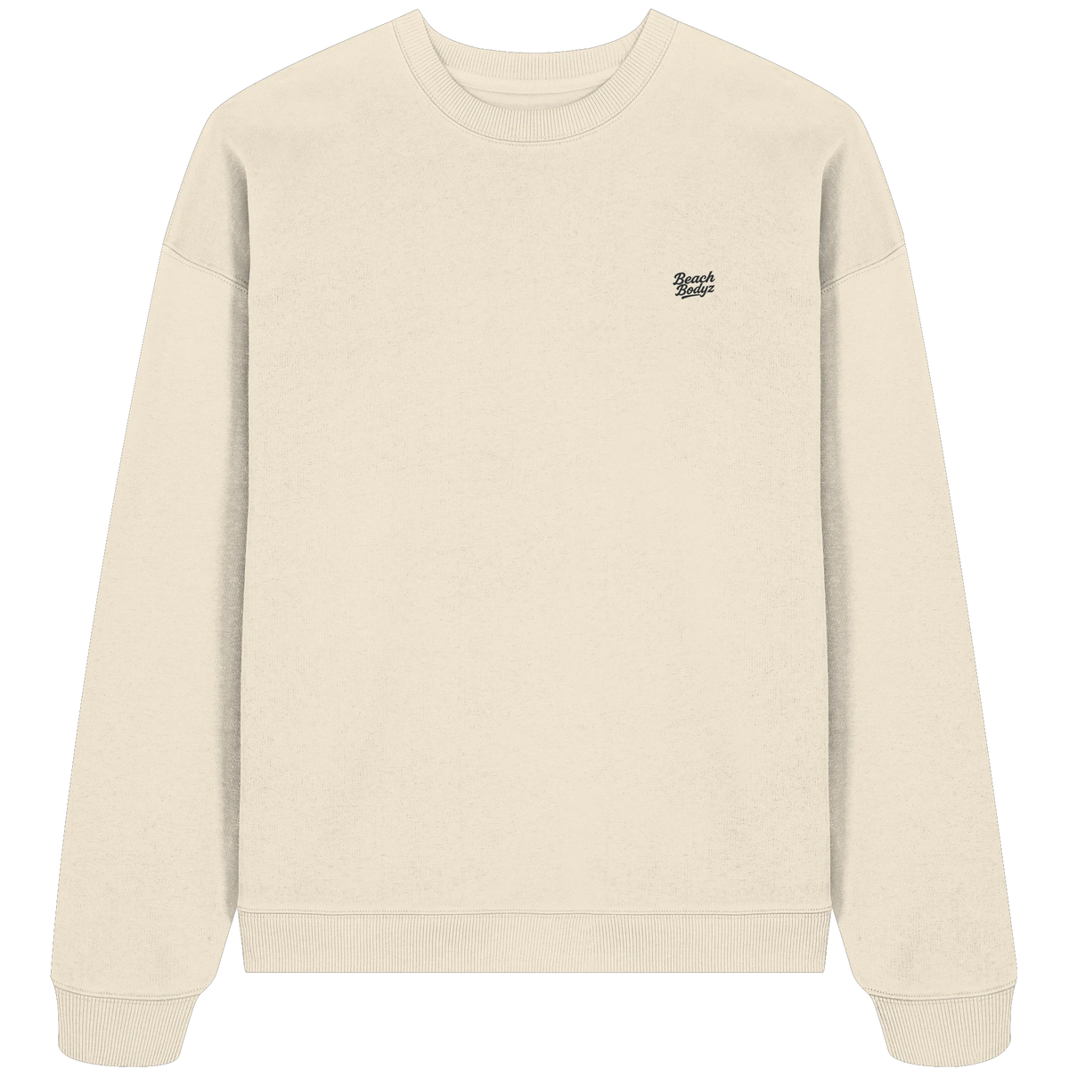 Form - Oversize Sweatshirt (Stick) | BeachBodyz® - Natural Raw Front