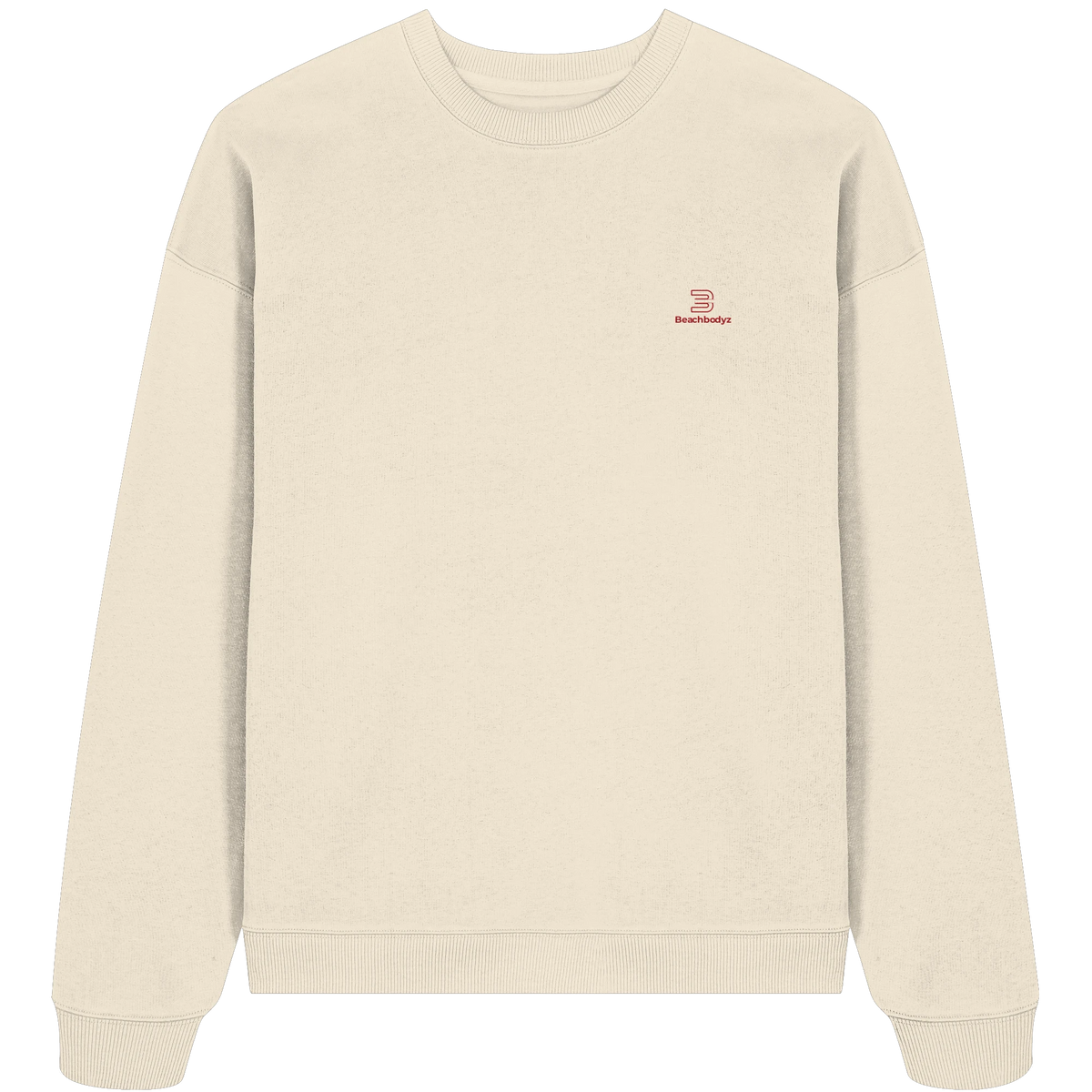 Essential - Oversize Sweatshirt (Stick) | BeachBodyz® - Natural Raw Front