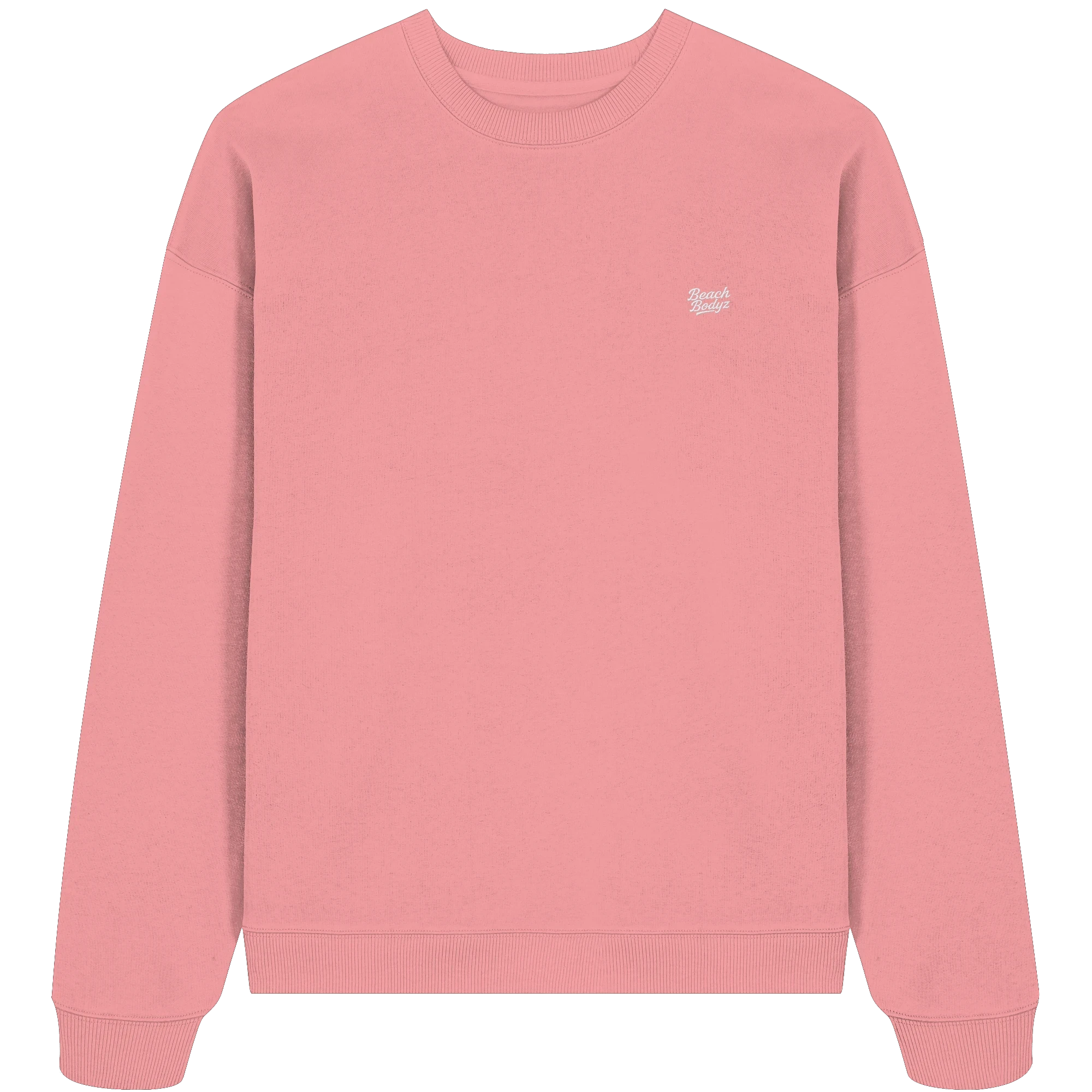 Signature Oversize Sweatshirt (Stick) | BeachBodyz® - Pink Joy Front