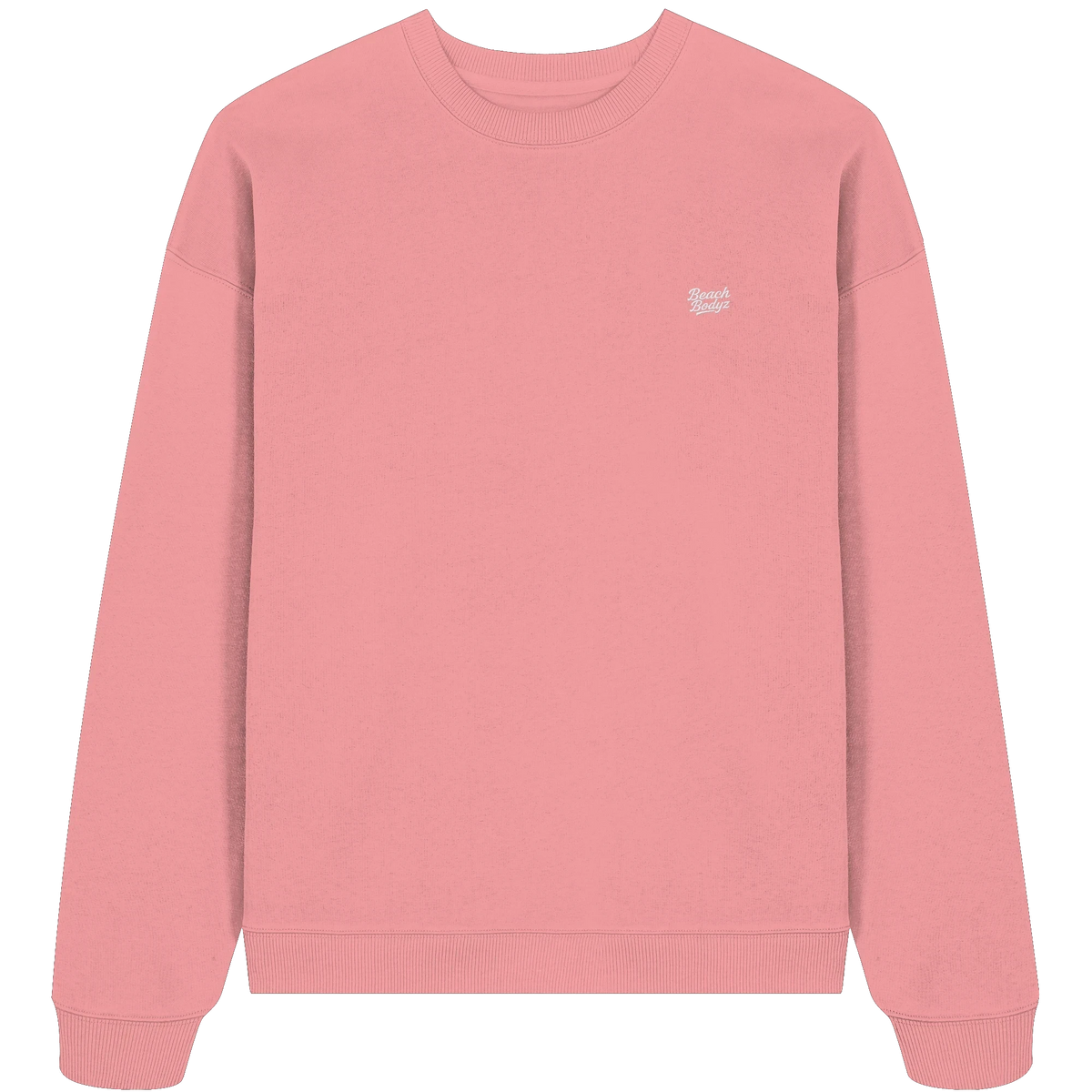Signature Oversize Sweatshirt (Stick) | BeachBodyz® - Pink Joy Front