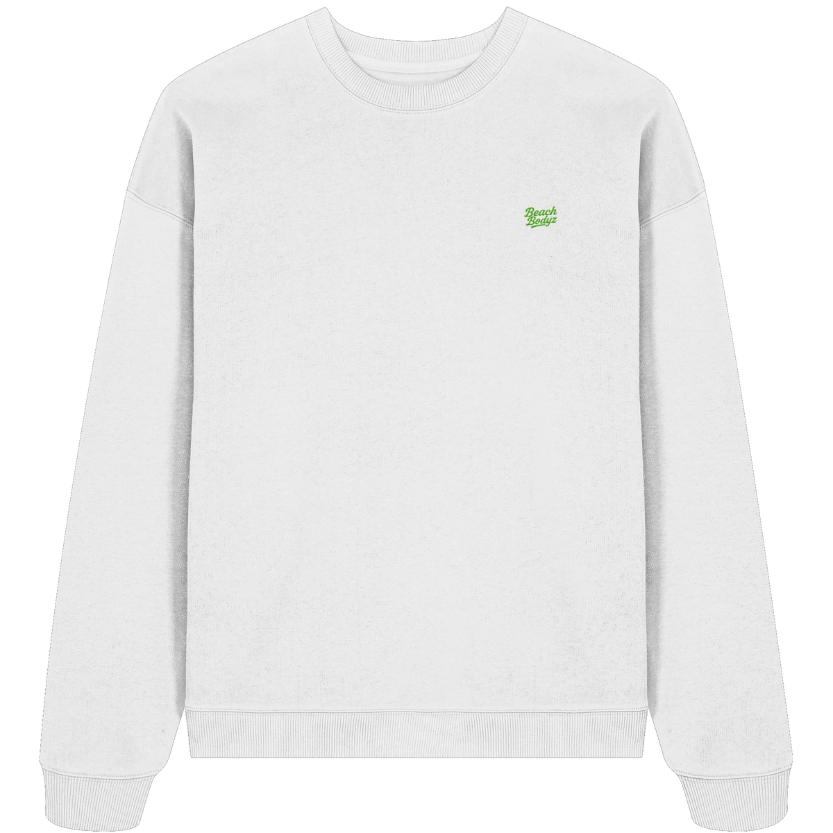 Monster - Oversize Sweatshirt (Stick) | BeachBodyz® - White Front