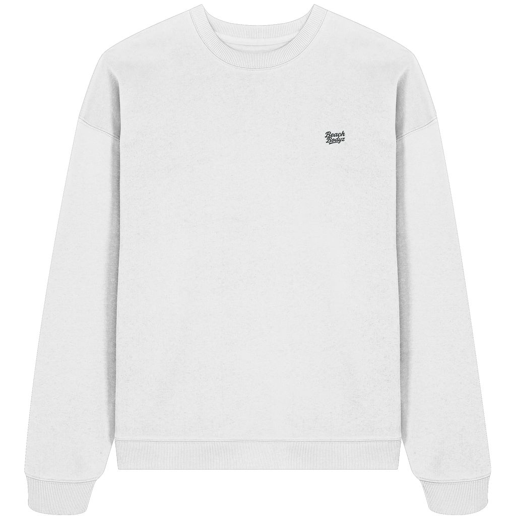 Form - Oversize Sweatshirt (Stick) | BeachBodyz® - White Front