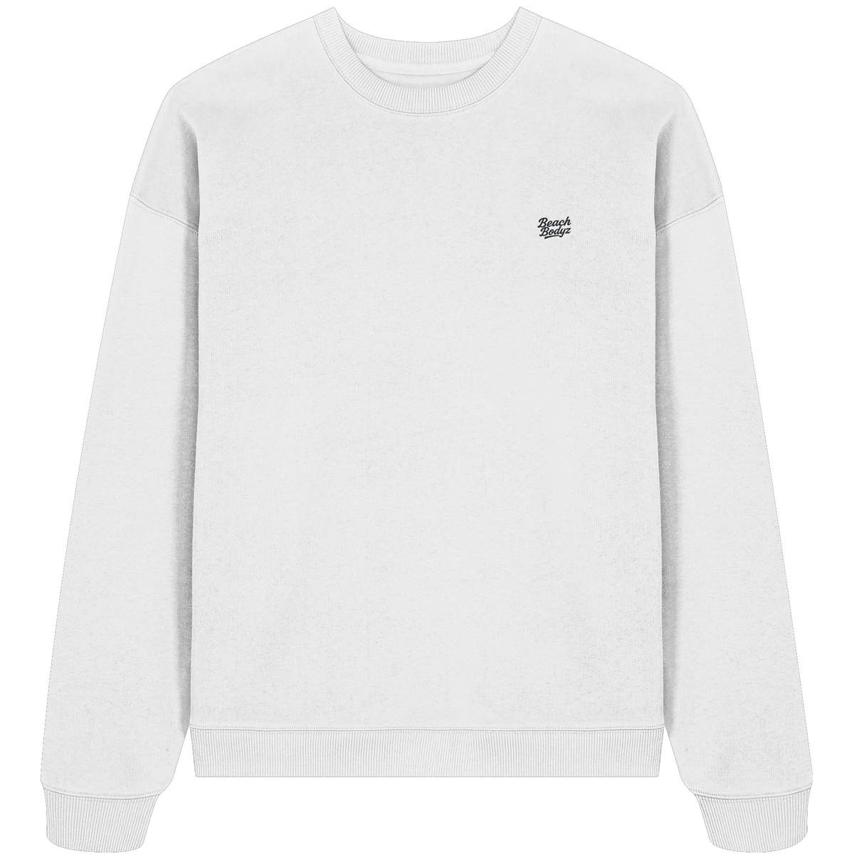 Form - Oversize Sweatshirt (Stick) | BeachBodyz® - White Front