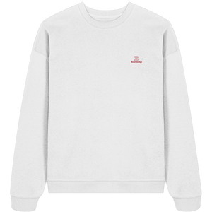 Essential - Oversize Sweatshirt (Stick) | BeachBodyz® - White Front