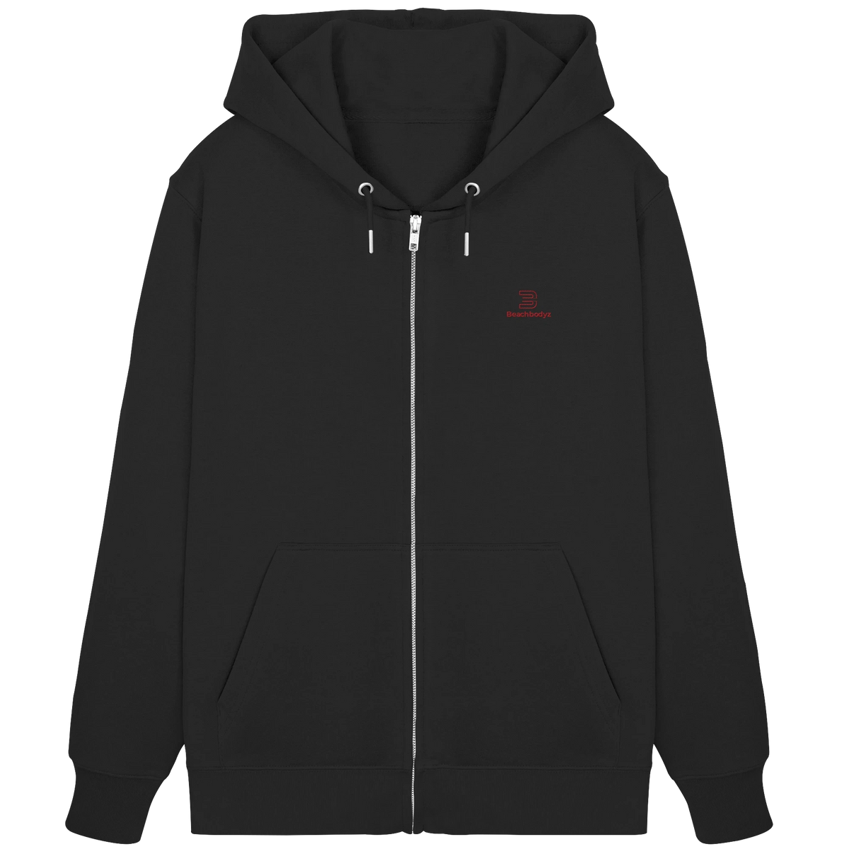 Essential - Zipper (Stick) - Praktisch & Vielseitig | BeachBodyz® - Black Front