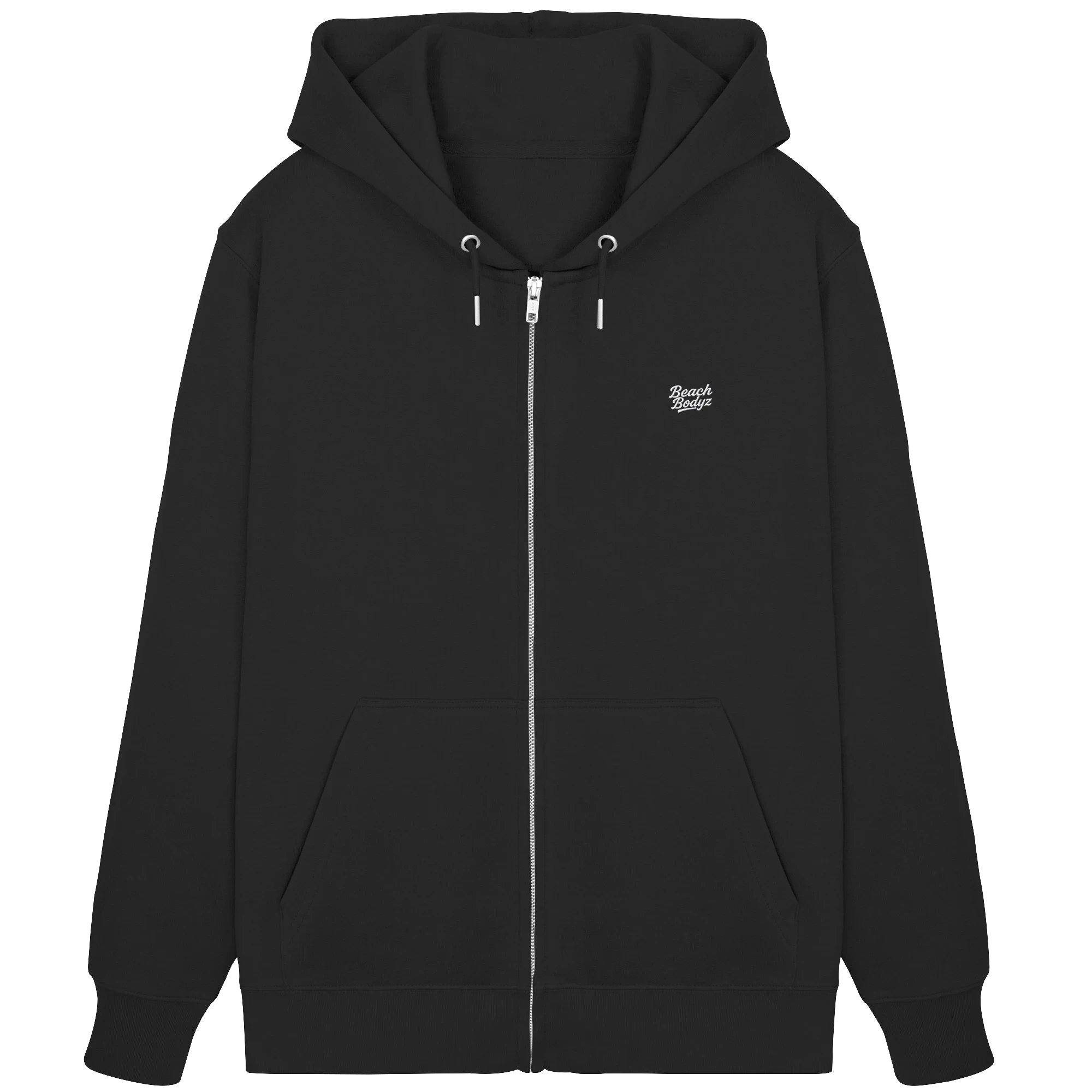 Signature-zipper (Stick) - Praktisch & Vielseitig | BeachBodyz® - Black Front