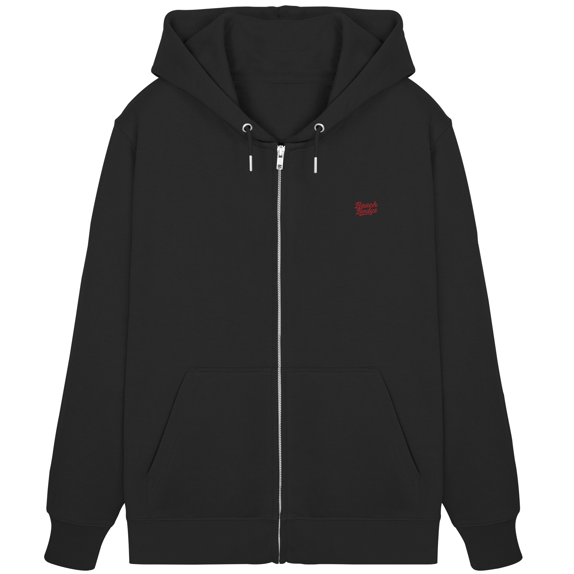 Power - Zipper (Stick) - Praktisch & Vielseitig | BeachBodyz® - Black Front