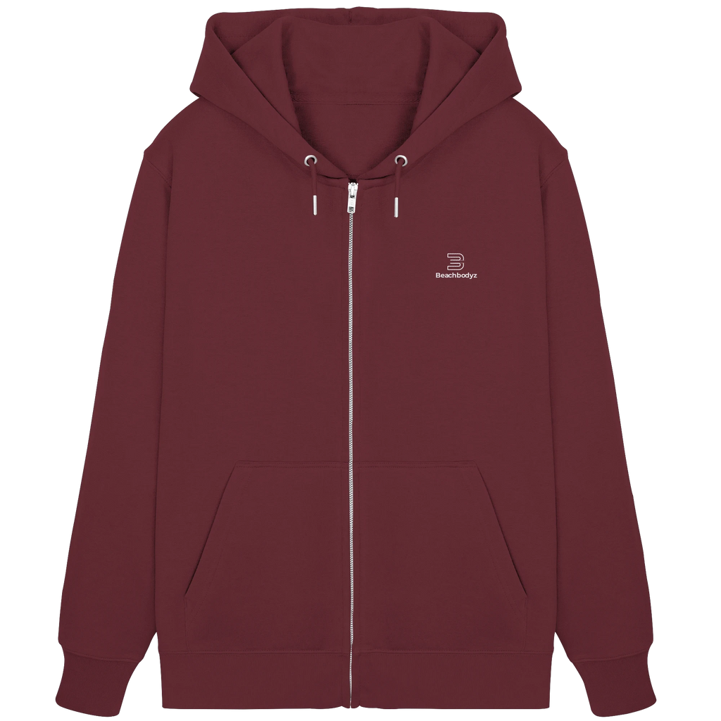 Identity-Zipper (Stick) - Praktisch & Vielseitig | BeachBodyz® - Burgundy Front