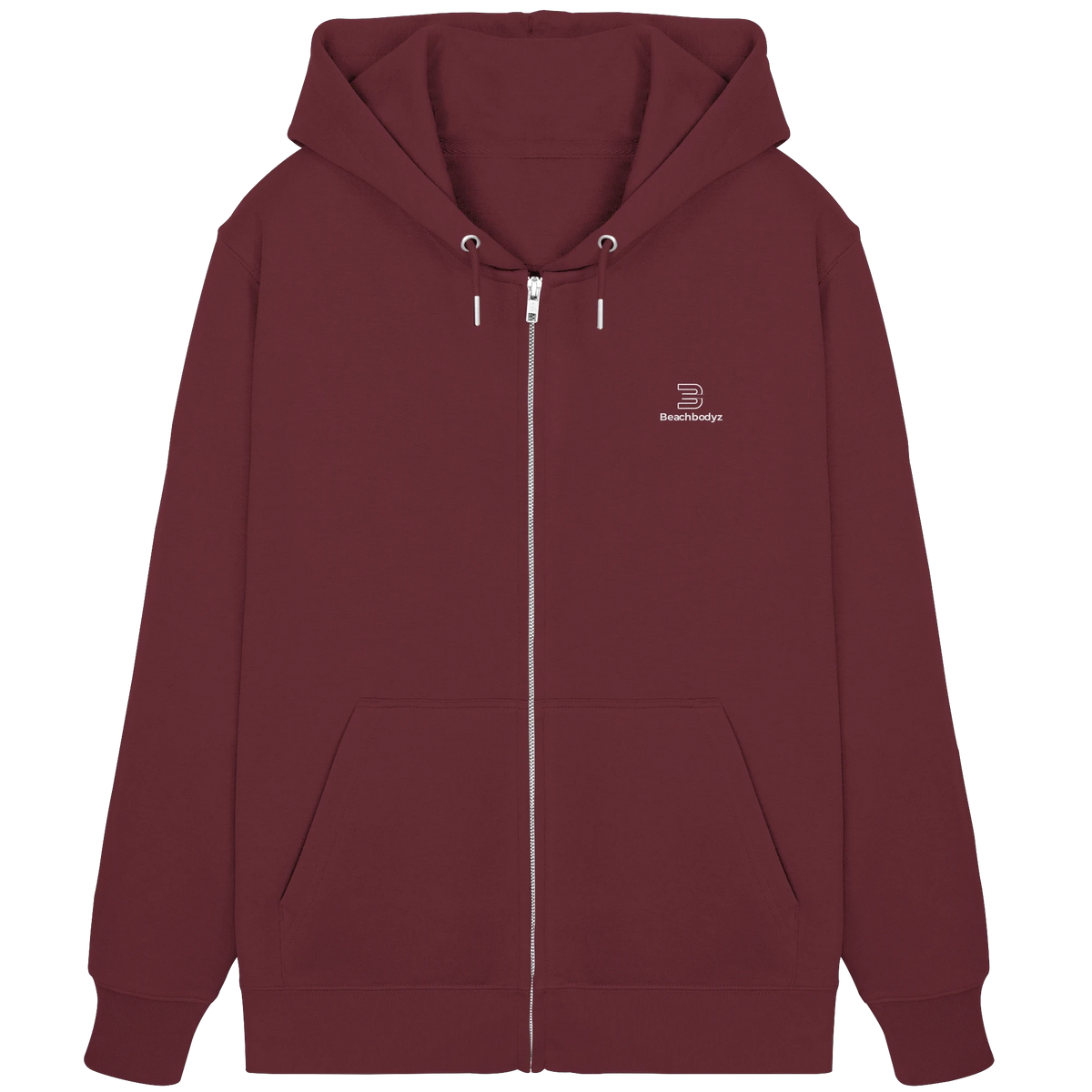 Identity-Zipper (Stick) - Praktisch & Vielseitig | BeachBodyz® - Burgundy Front
