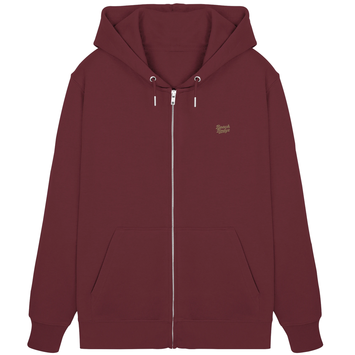 Authentic - Zipper (Stick) - Praktisch & Vielseitig | BeachBodyz® - Burgundy Front