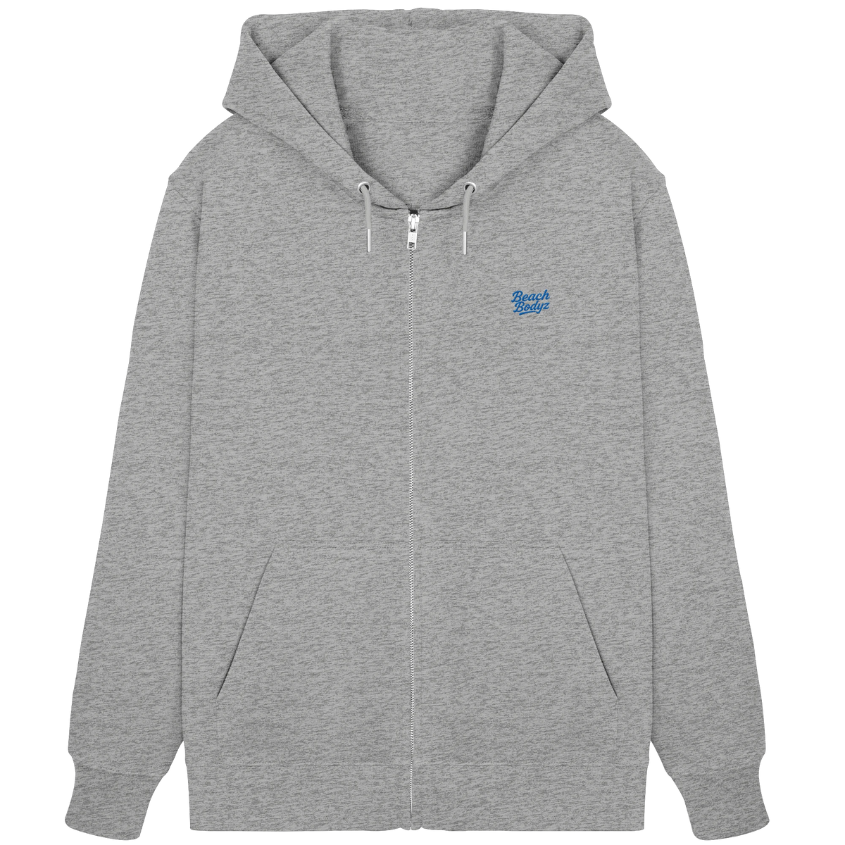 Motion - Zipper (Stick) - Praktisch & Vielseitig | BeachBodyz® - Heather Grey Front