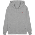 Power - Zipper (Stick) - Praktisch & Vielseitig | BeachBodyz® - Heather Grey Front