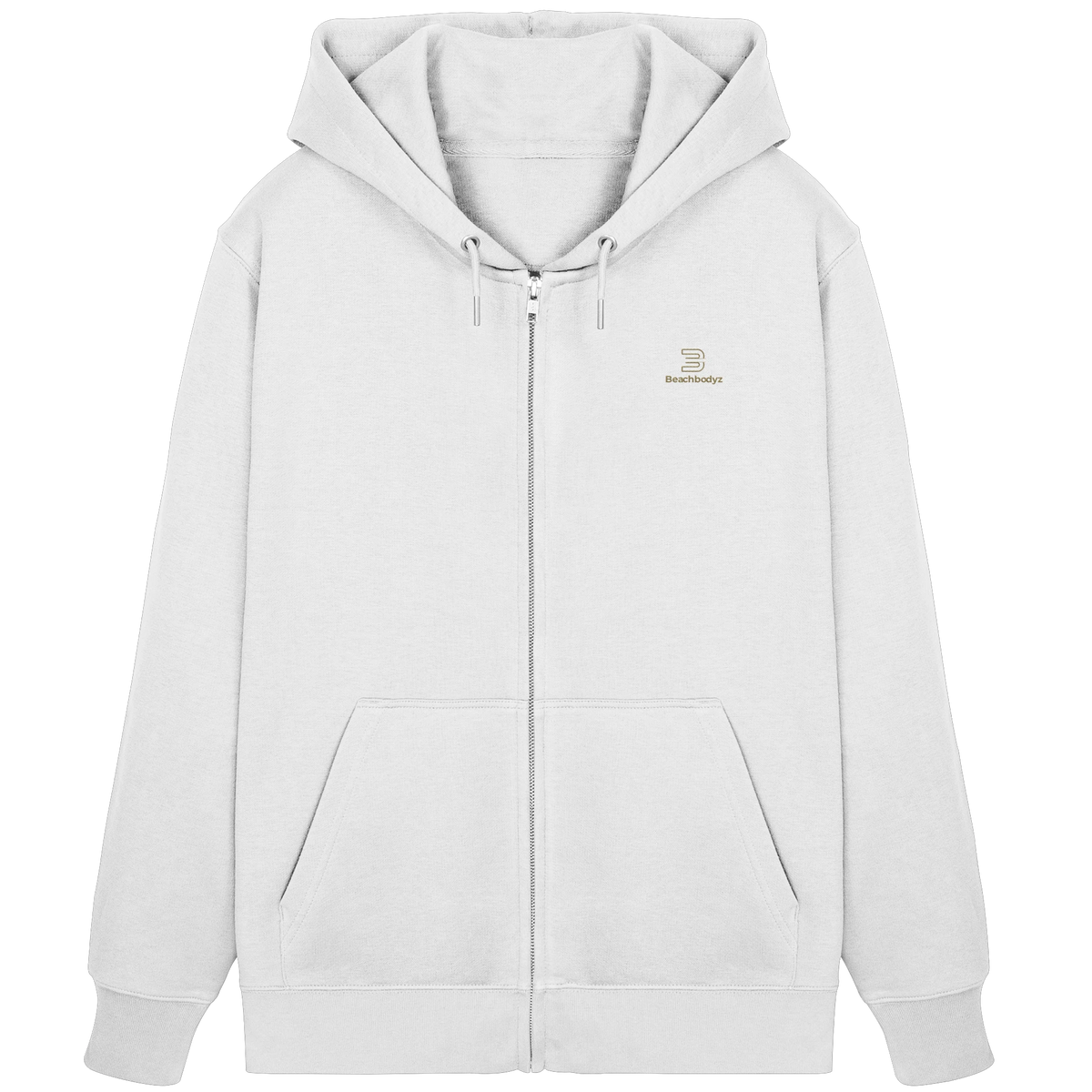 Silence - Zipper (Stick) | BeachBodyz® - White Front