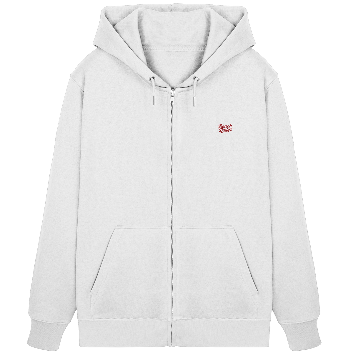Power - Zipper (Stick) - Praktisch & Vielseitig | BeachBodyz® - White Front