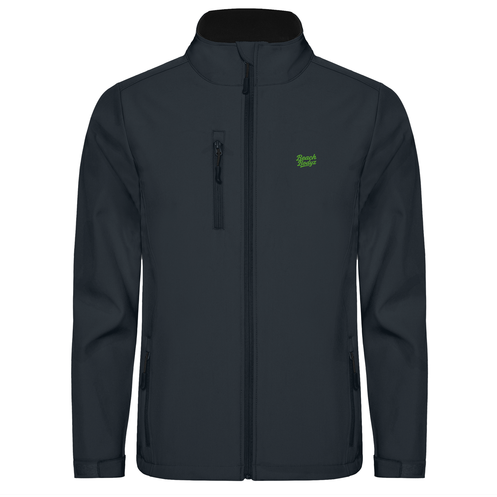 Monster - SoftshellJacke - Stylisch & Warm | BeachBodyz® - Black 02 Front