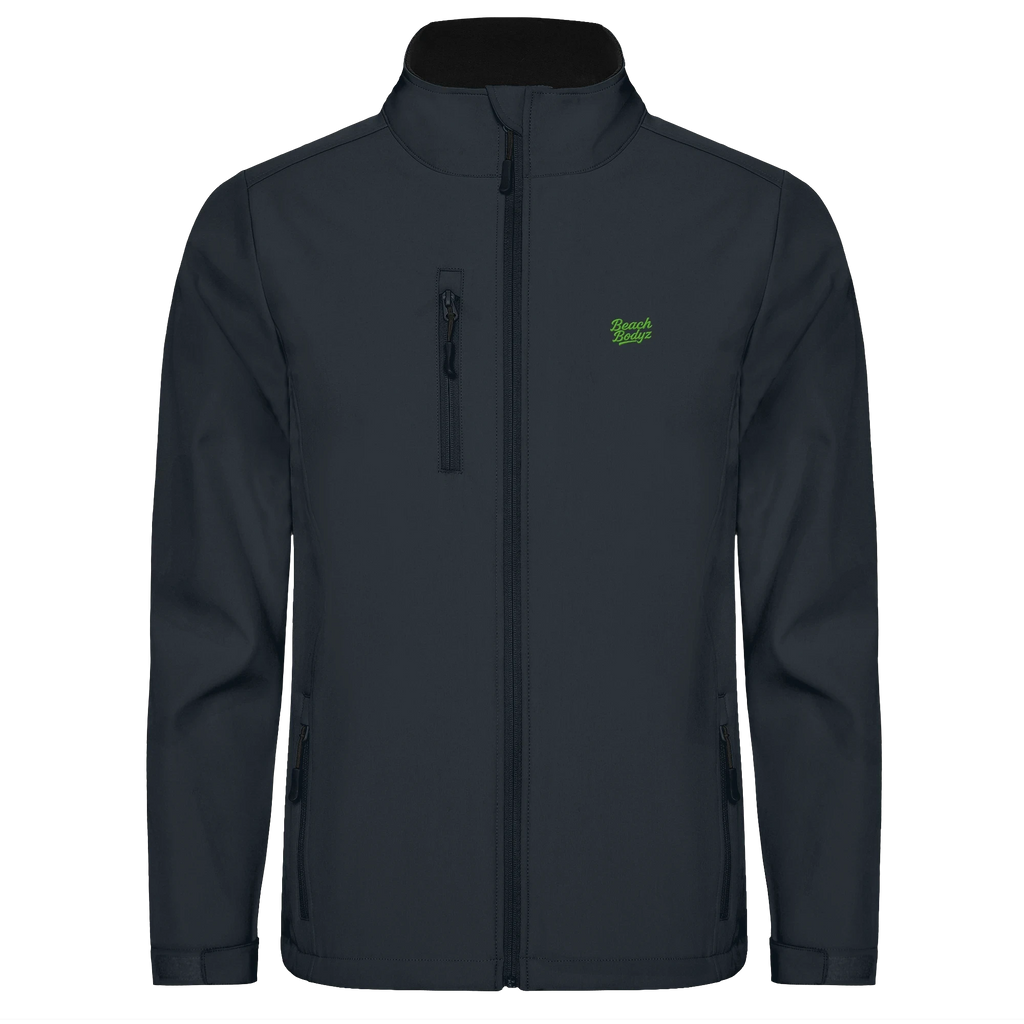 Monster - SoftshellJacke - Stylisch & Warm | BeachBodyz® - Black 02 Front