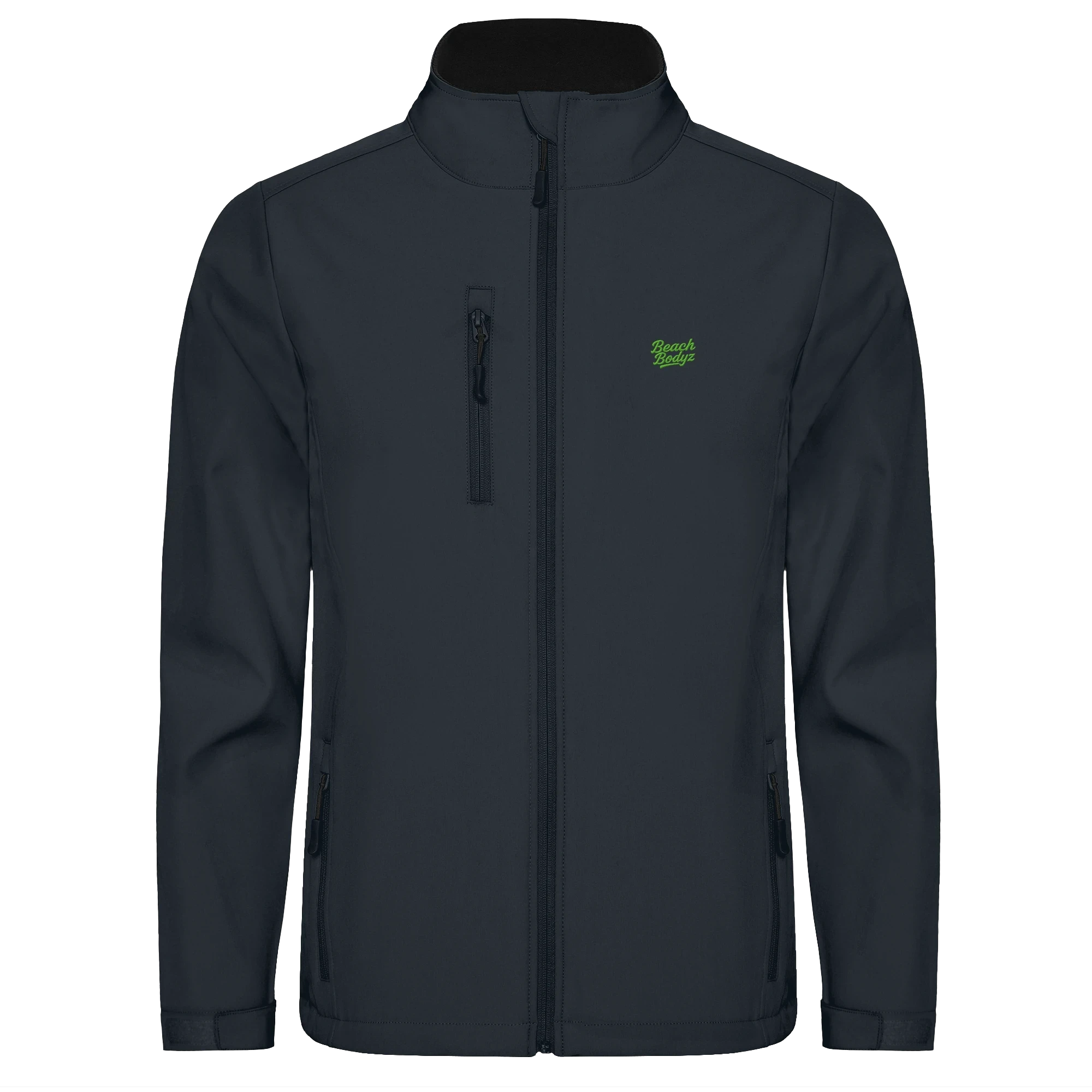 Monster - SoftshellJacke - Stylisch & Warm | BeachBodyz® - Black 02 Front