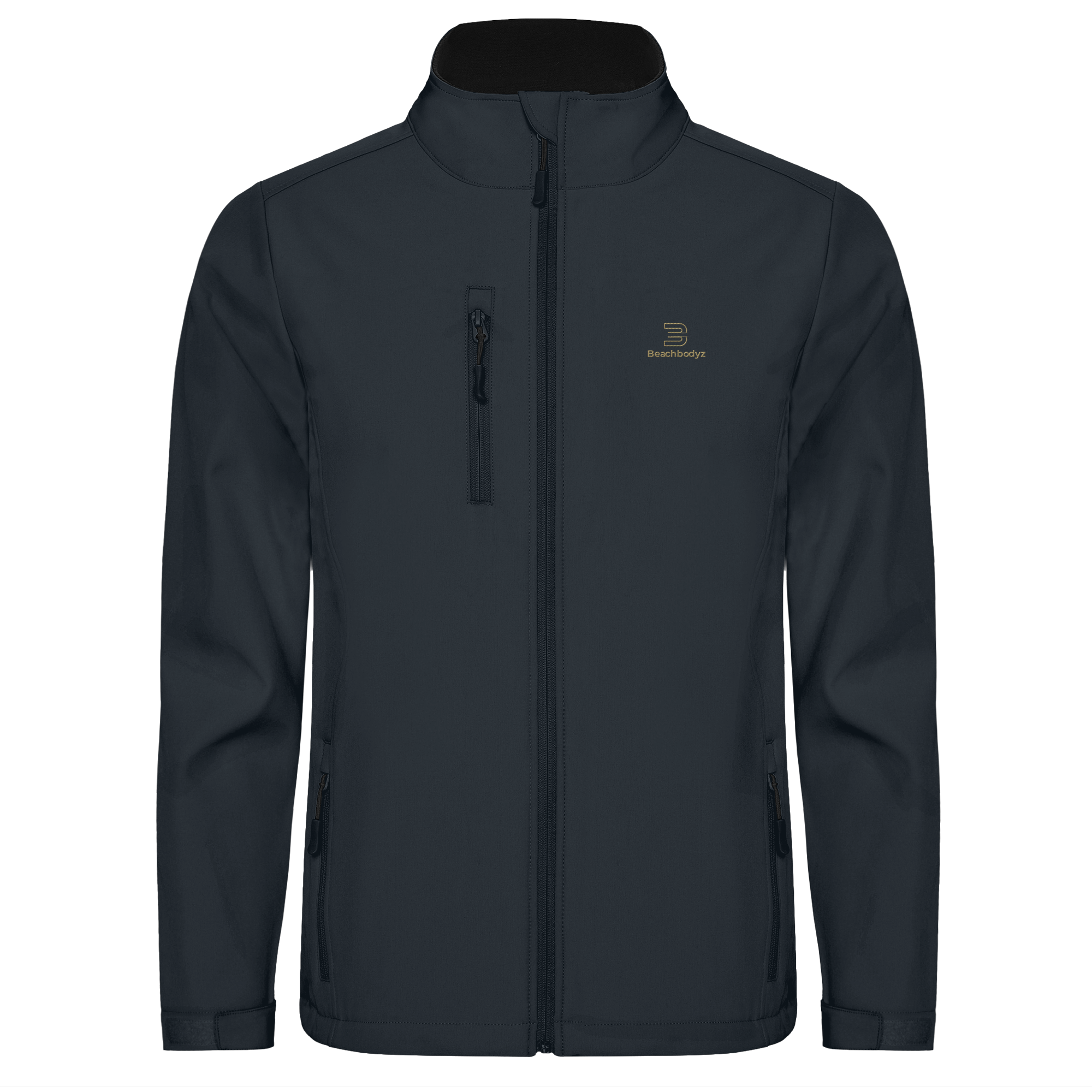 Silence - SoftshellJacke - Stylisch & Warm | BeachBodyz® - Black 02 Front