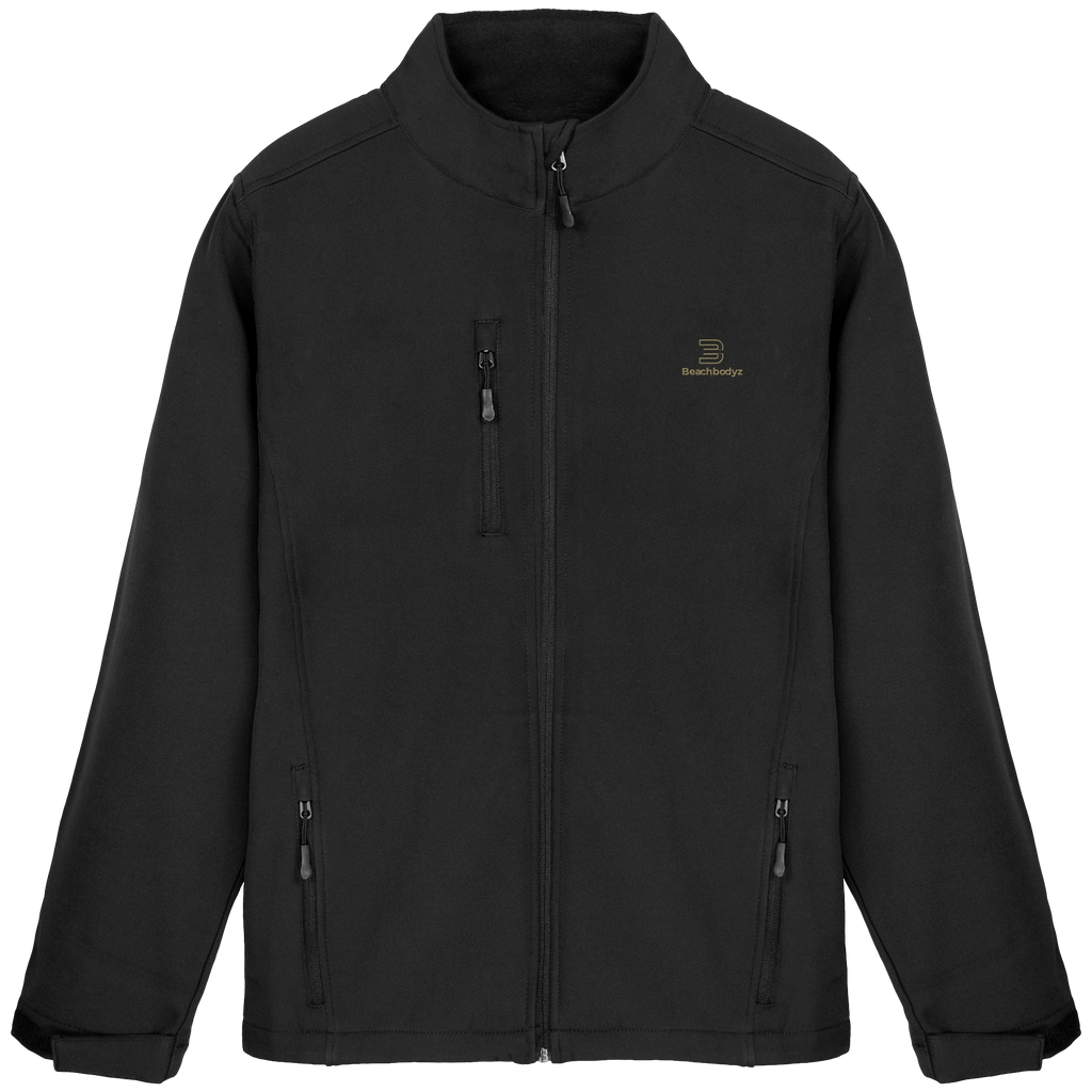 Silence Softshell Jacke Herren Damen BeachBodyz Streetwear Vorderansicht