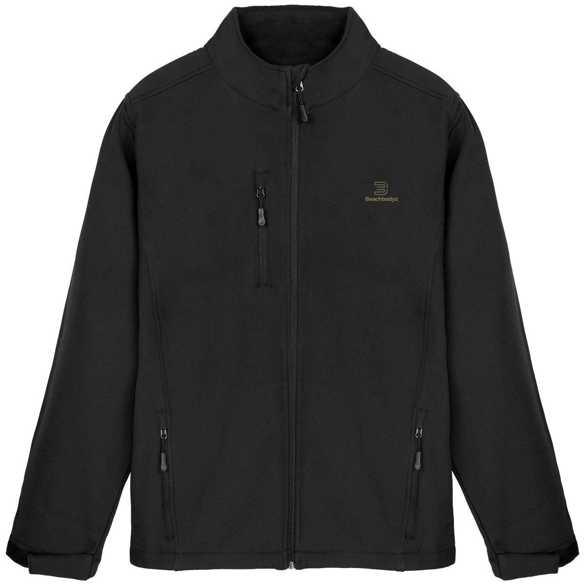 Silence Softshell Jacke Herren Damen BeachBodyz Streetwear Vorderansicht