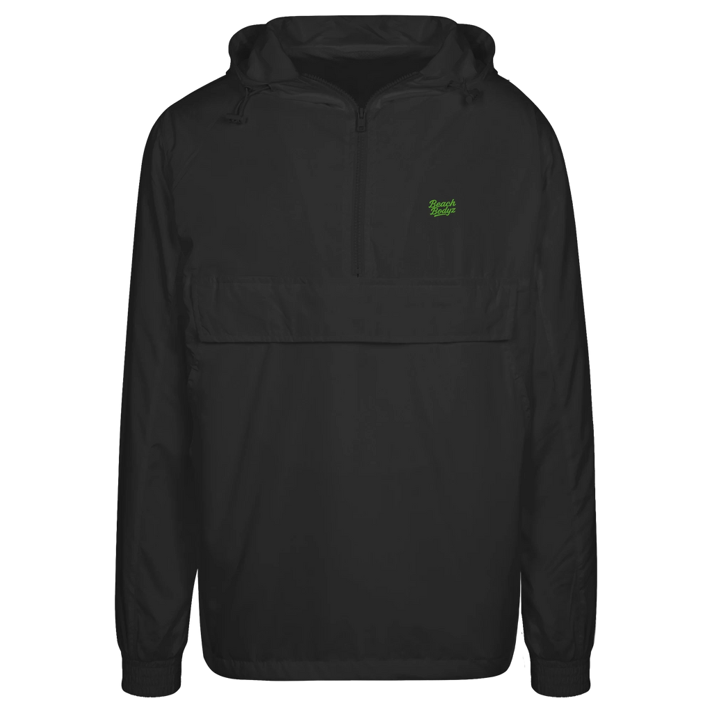 Monster - Urban Windbreaker - Leicht & Windabweisend | BeachBodyz® - Black Front