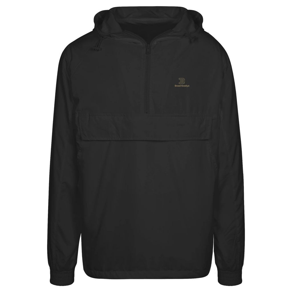Silence - Urban Windbreaker | BeachBodyz® - Black Front