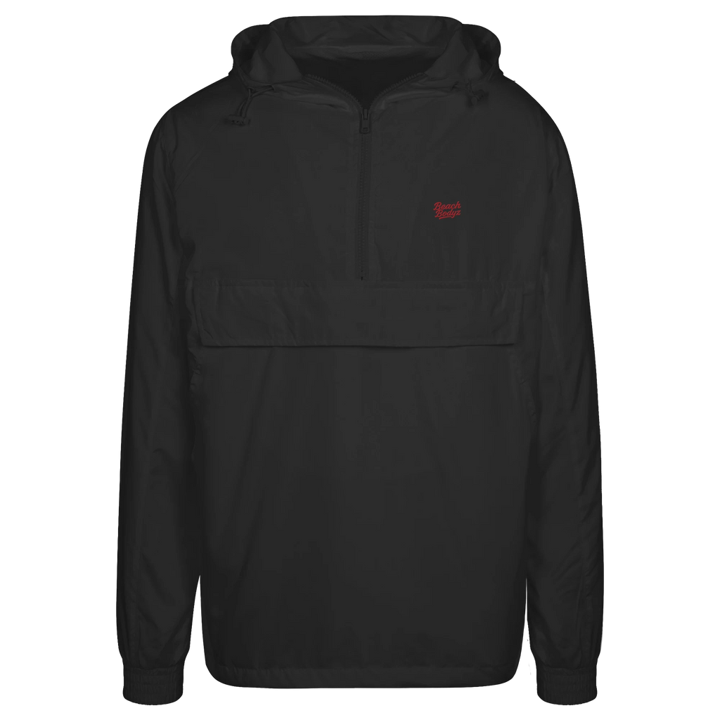 Power - Urban Windbreaker - Leicht & Windabweisend | BeachBodyz® - Black Front