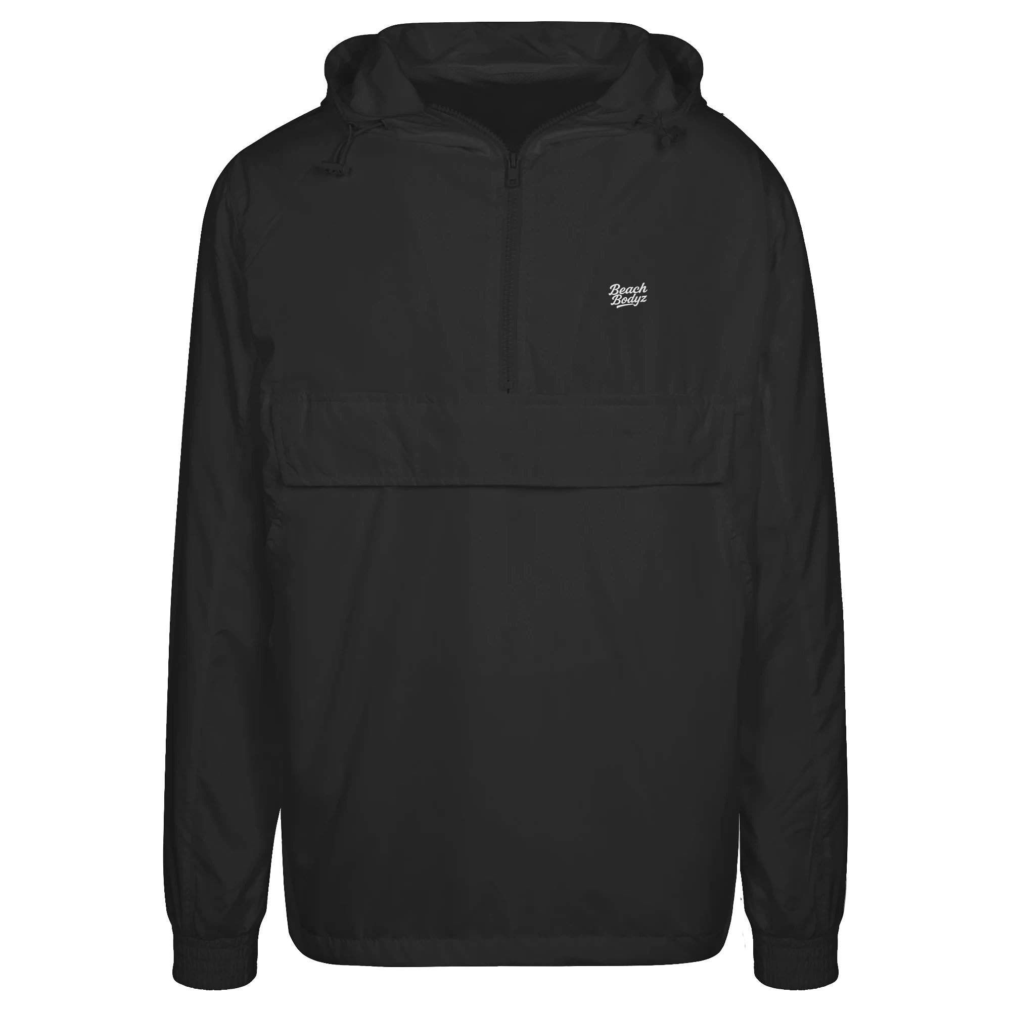 Signature - Urban Windjacke - Leicht & Windabweisend | BeachBodyz® - Black Front