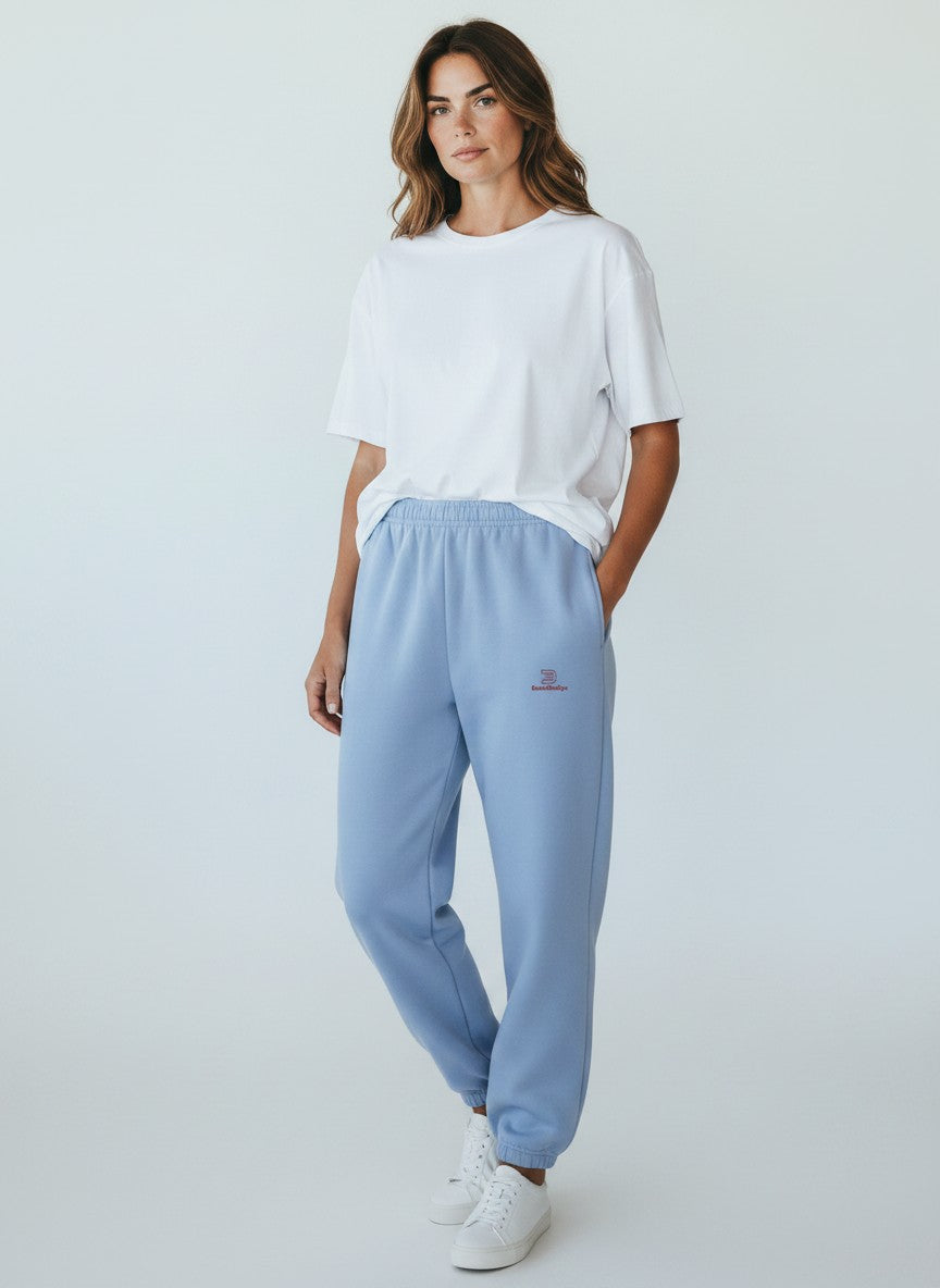 Essential Fluffy Jogginghose Oversize BeachBodyz Streetwear Kuschel-Jogger Bio-Baumwolle